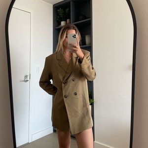 Olive Corduroy Blazer Jacket